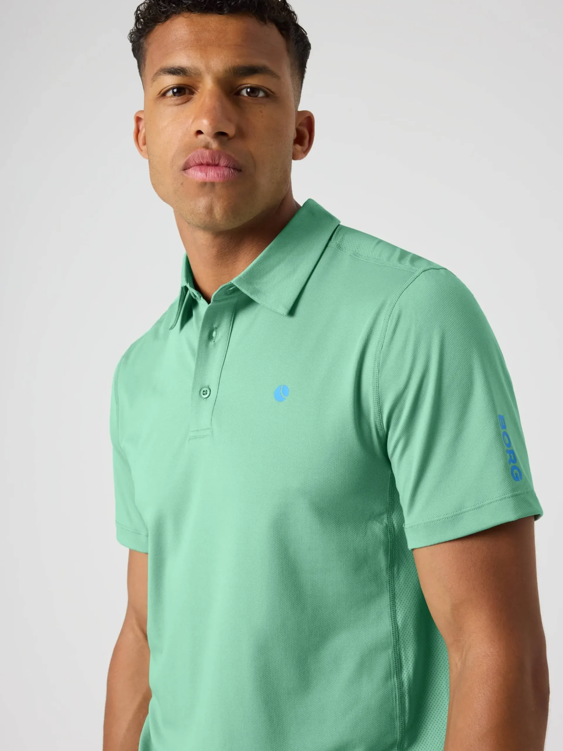 Ace Mesh Panel Polo Shirt