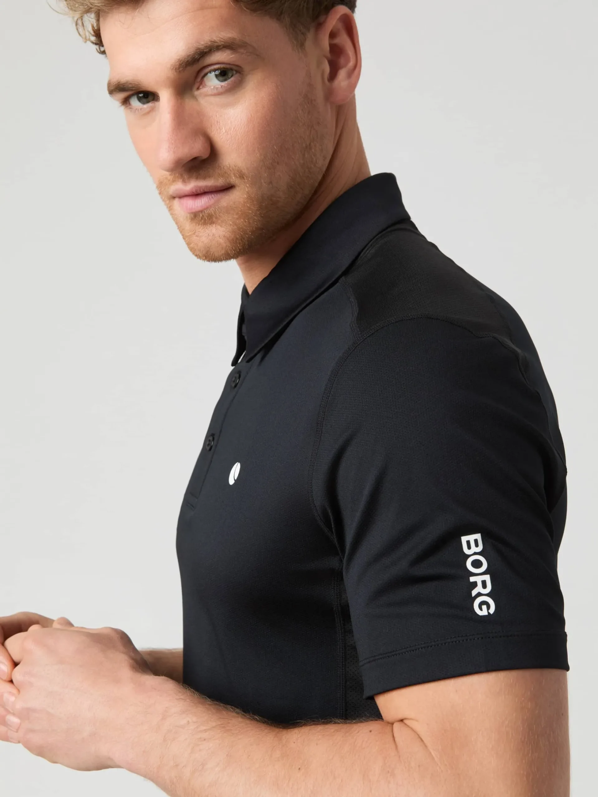 Ace Mesh Panel Polo Shirt