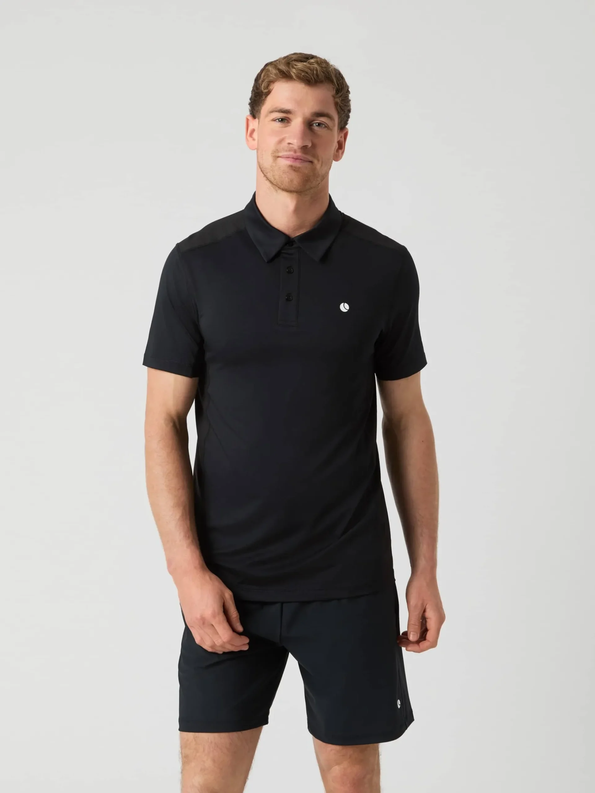 Ace Mesh Panel Polo Shirt