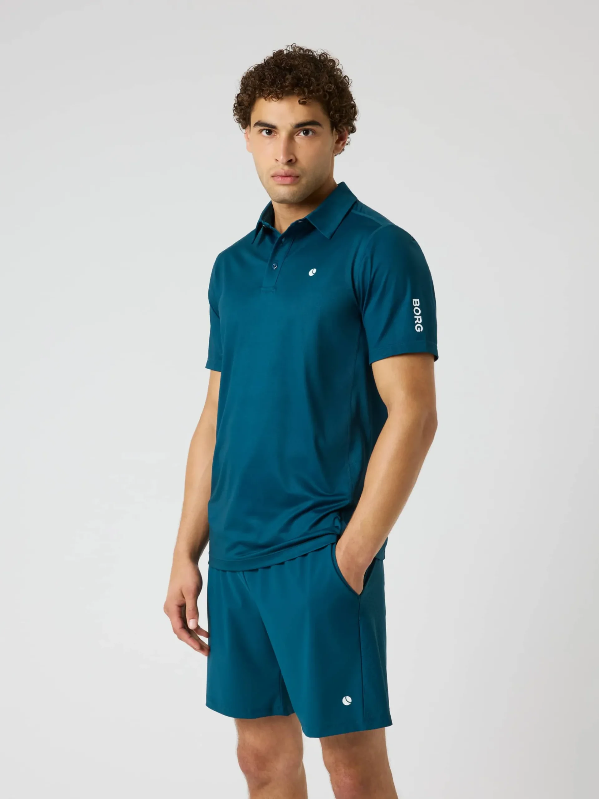 Ace Mesh Panel Polo Shirt