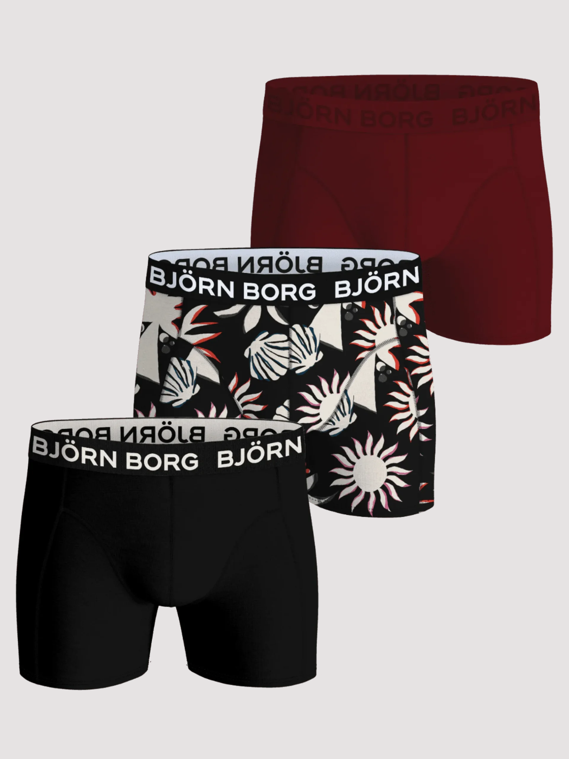 Bamboo Cotton Blend Boxers 3-pack