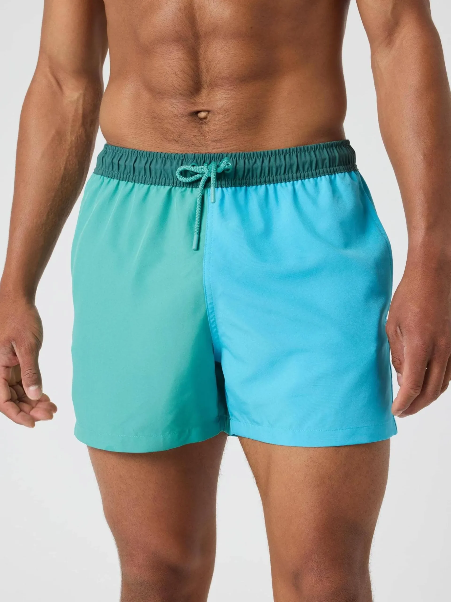 Borg Blocked Swim Shorts