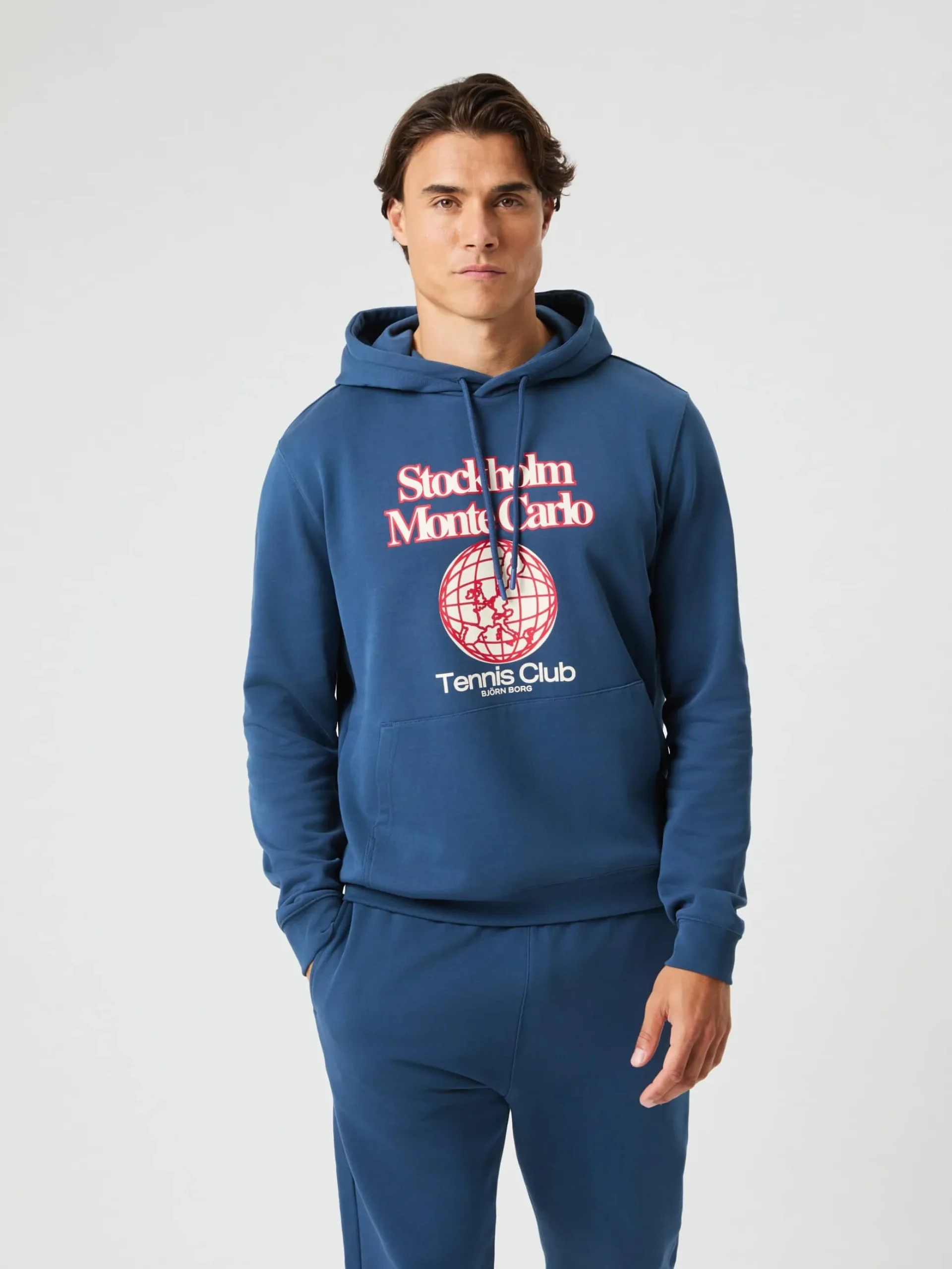 Borg Classic Print Hoodie