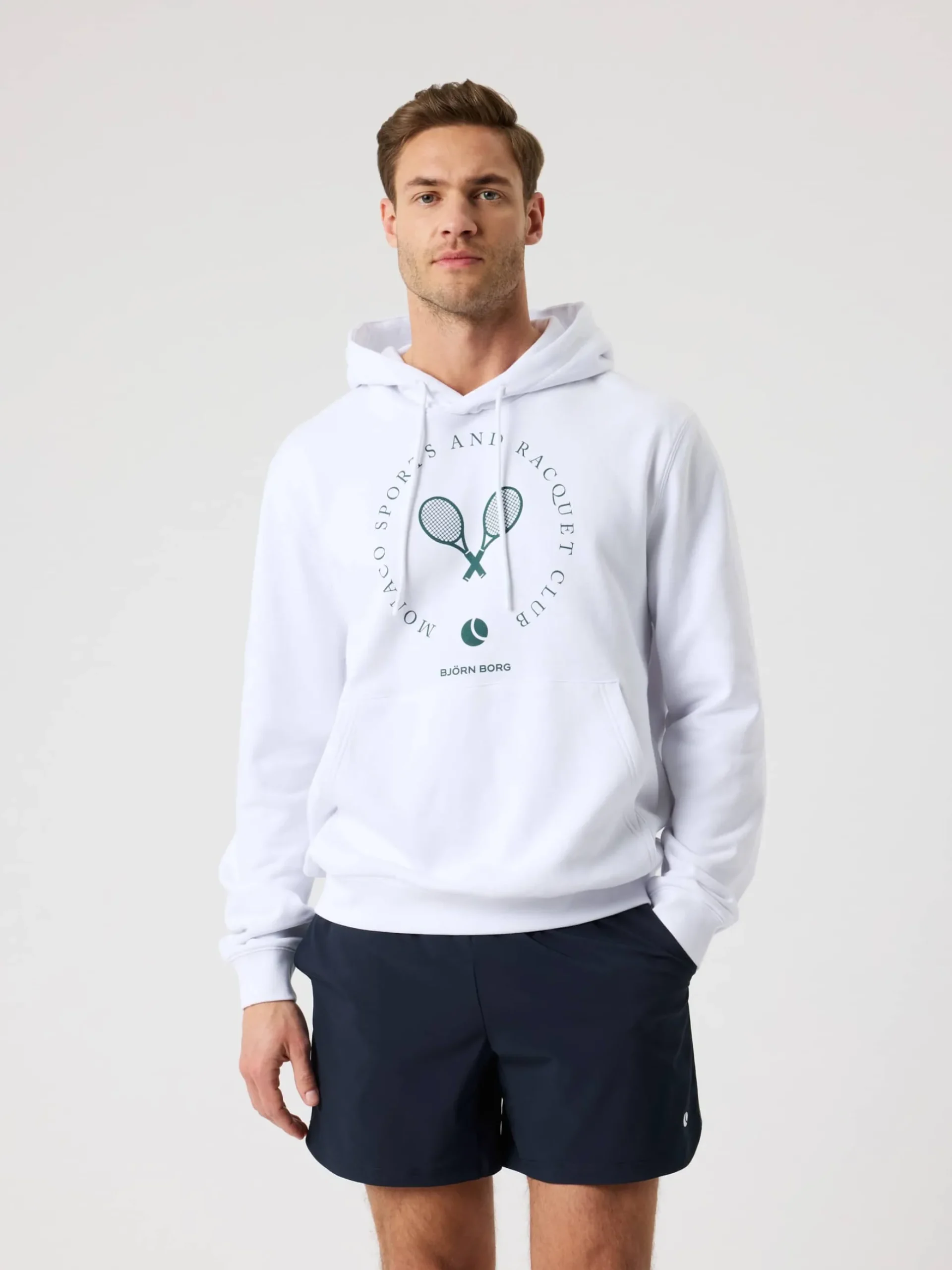 Borg Classic Print Hoodie