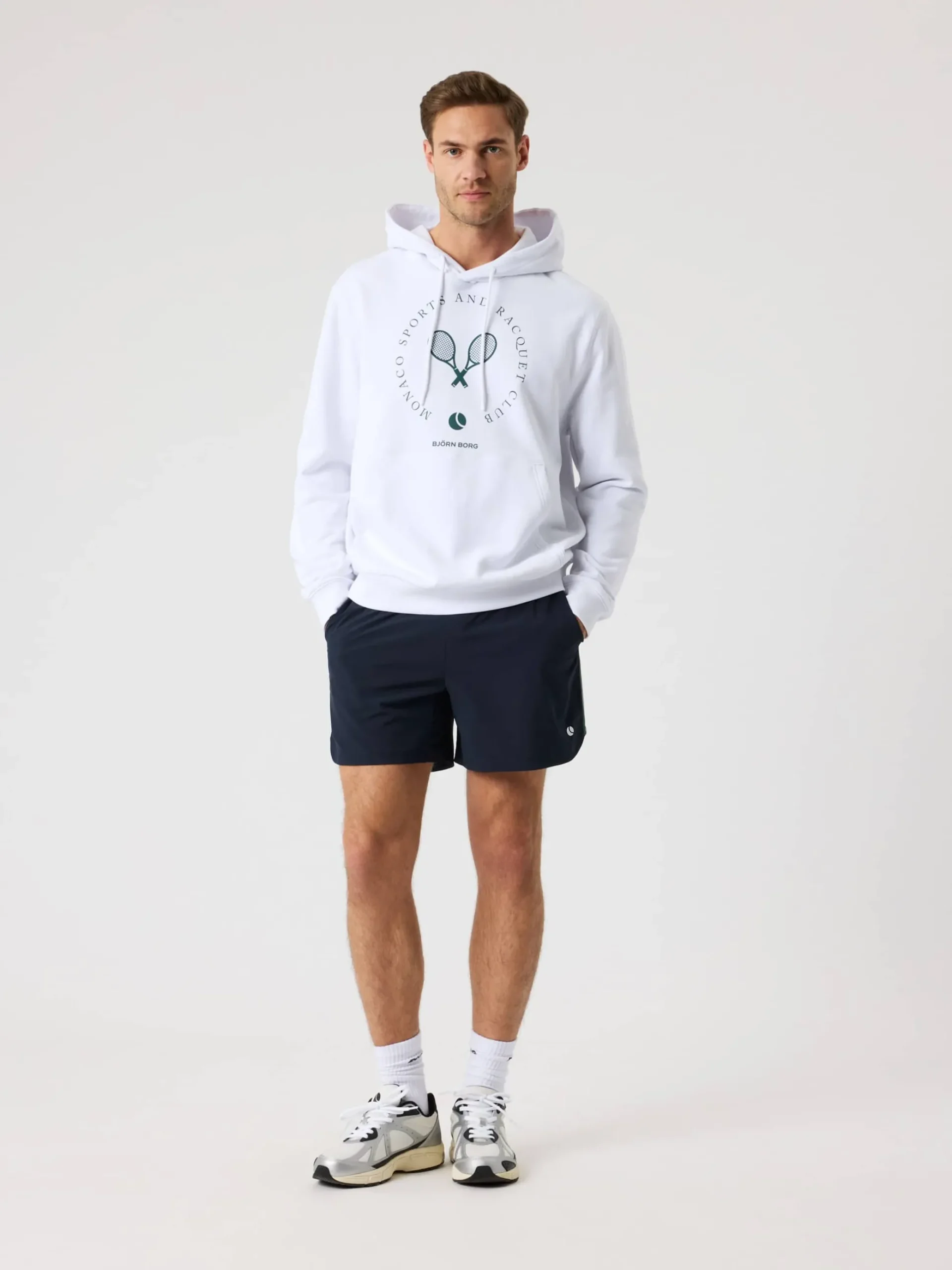 Borg Classic Print Hoodie