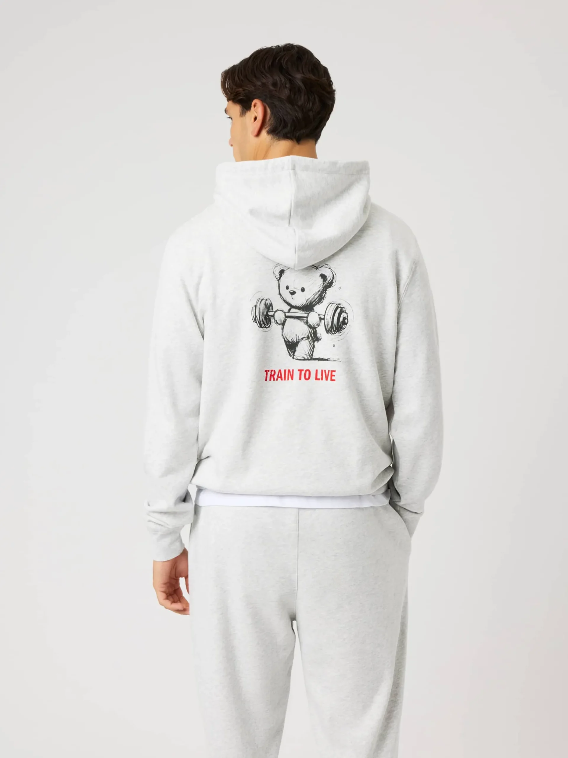 Borg Classic Print Hoodie
