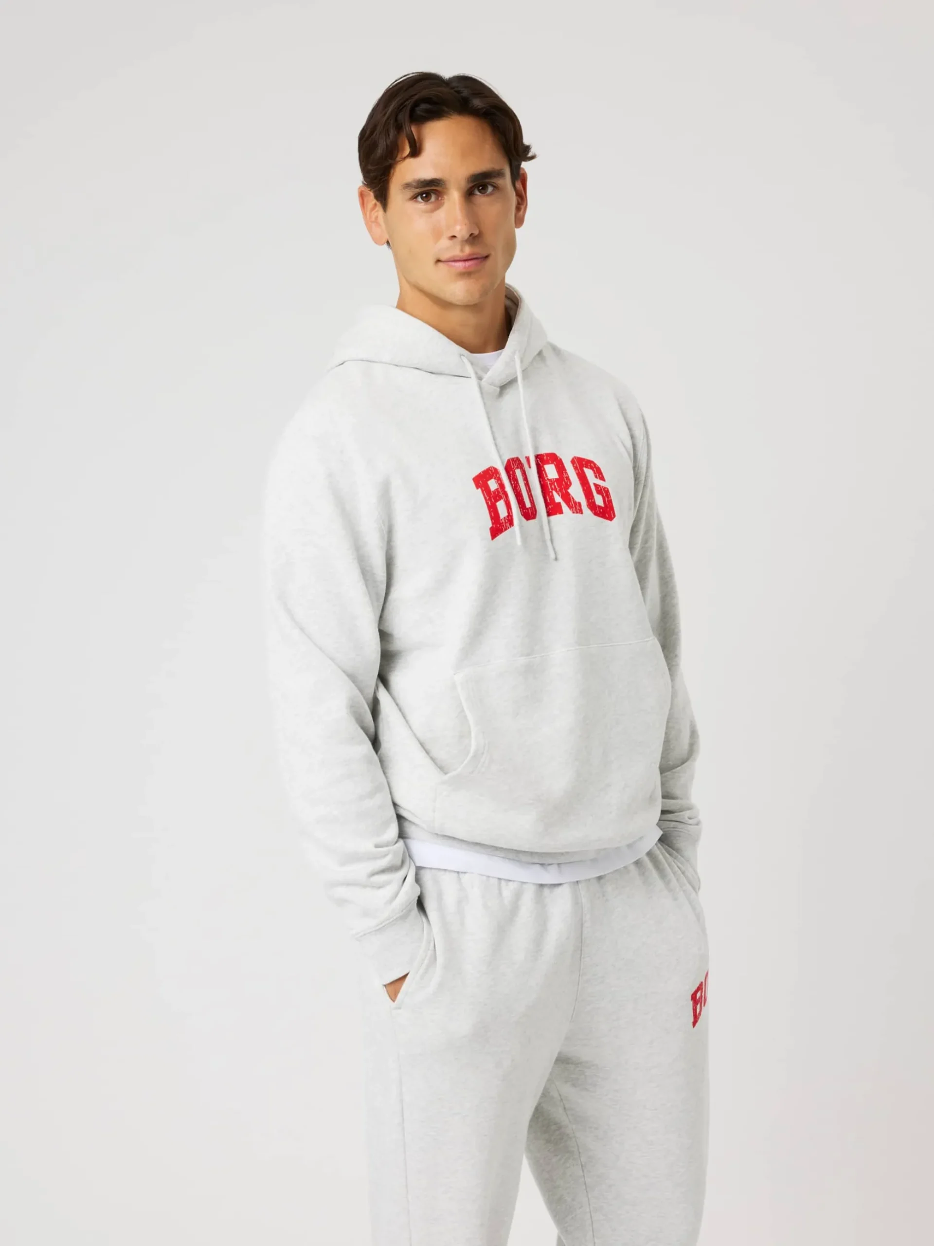 Borg Classic Print Hoodie