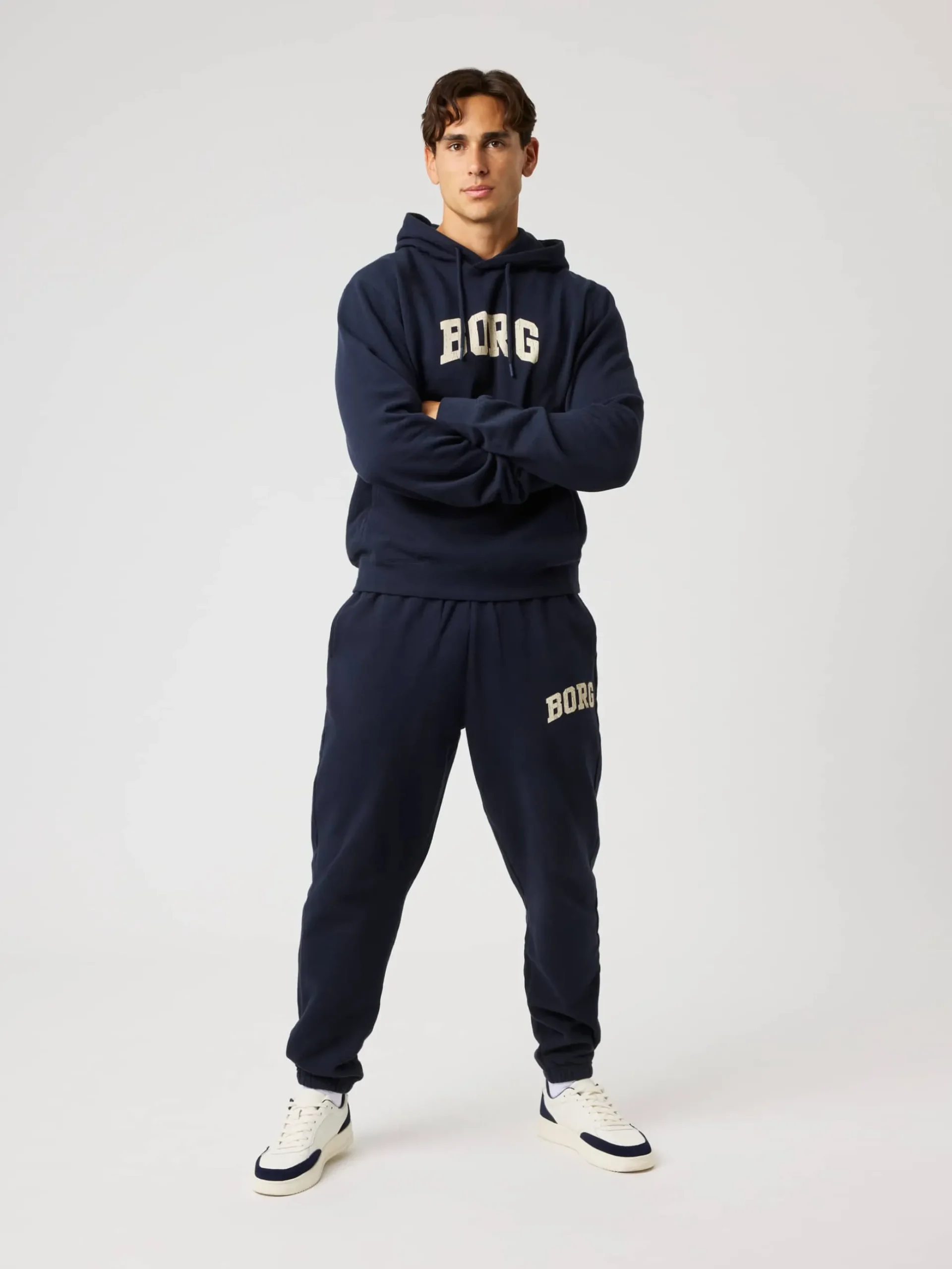 Borg Classic Print Hoodie