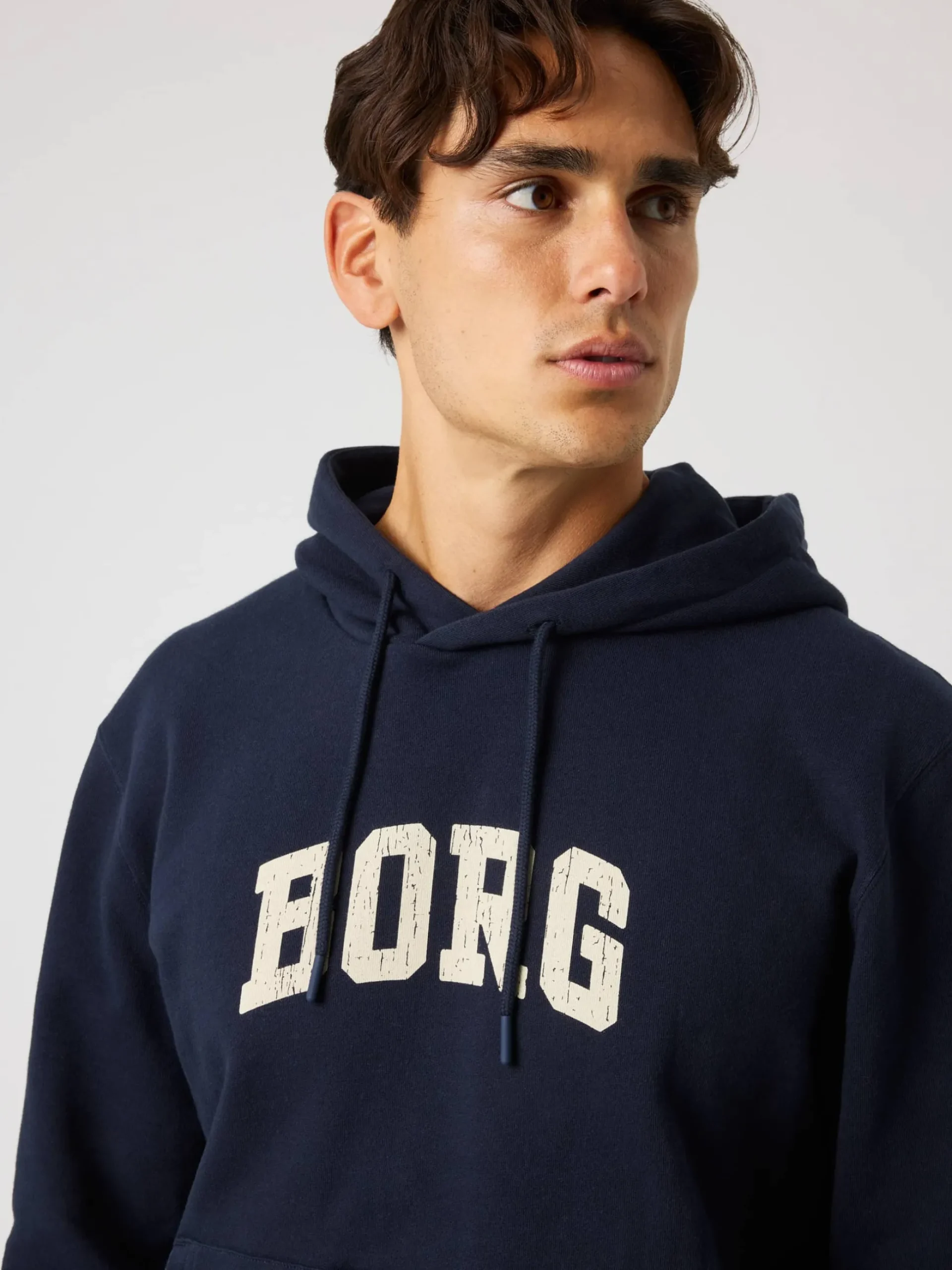 Borg Classic Print Hoodie