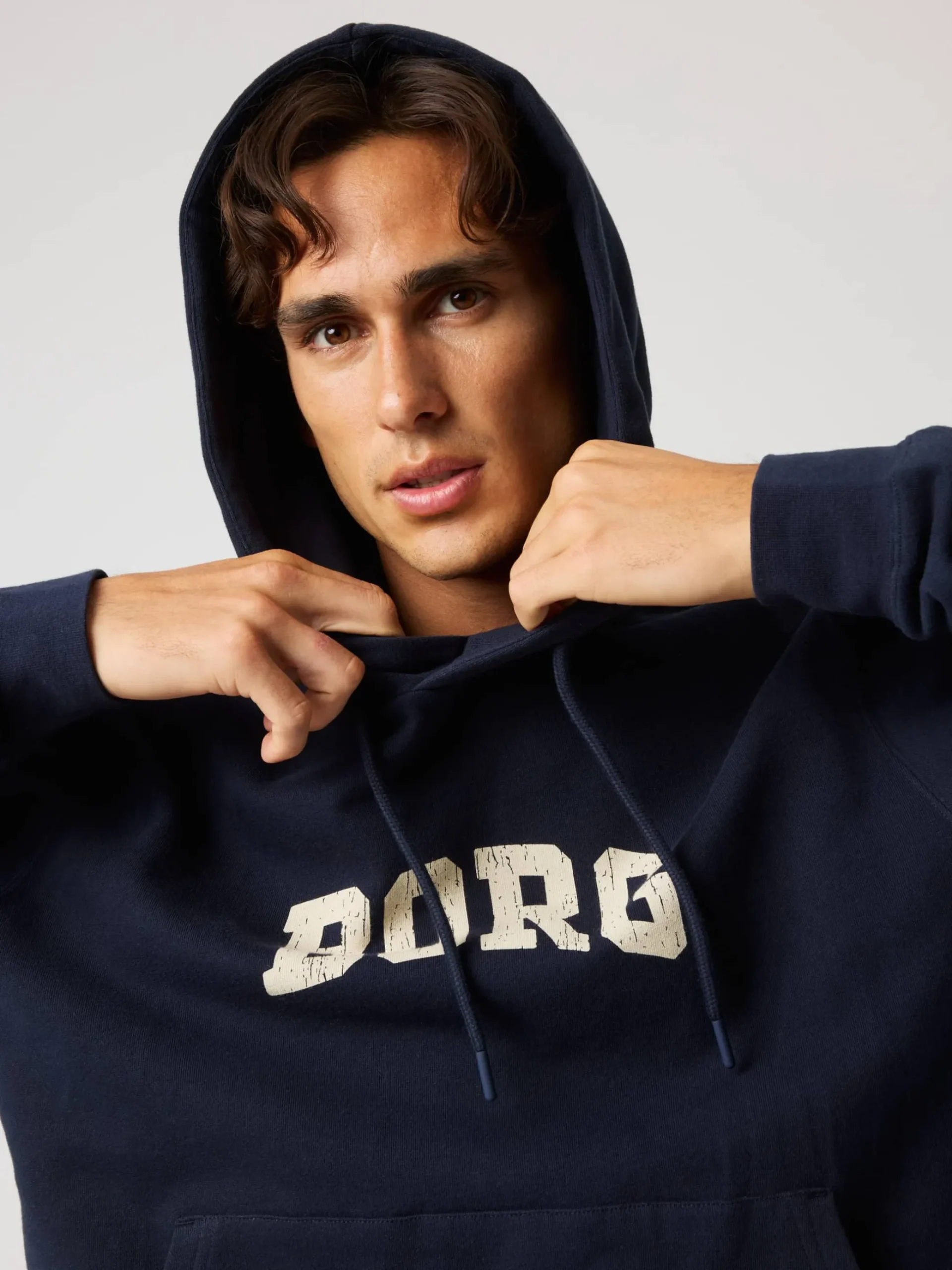 Borg Classic Print Hoodie