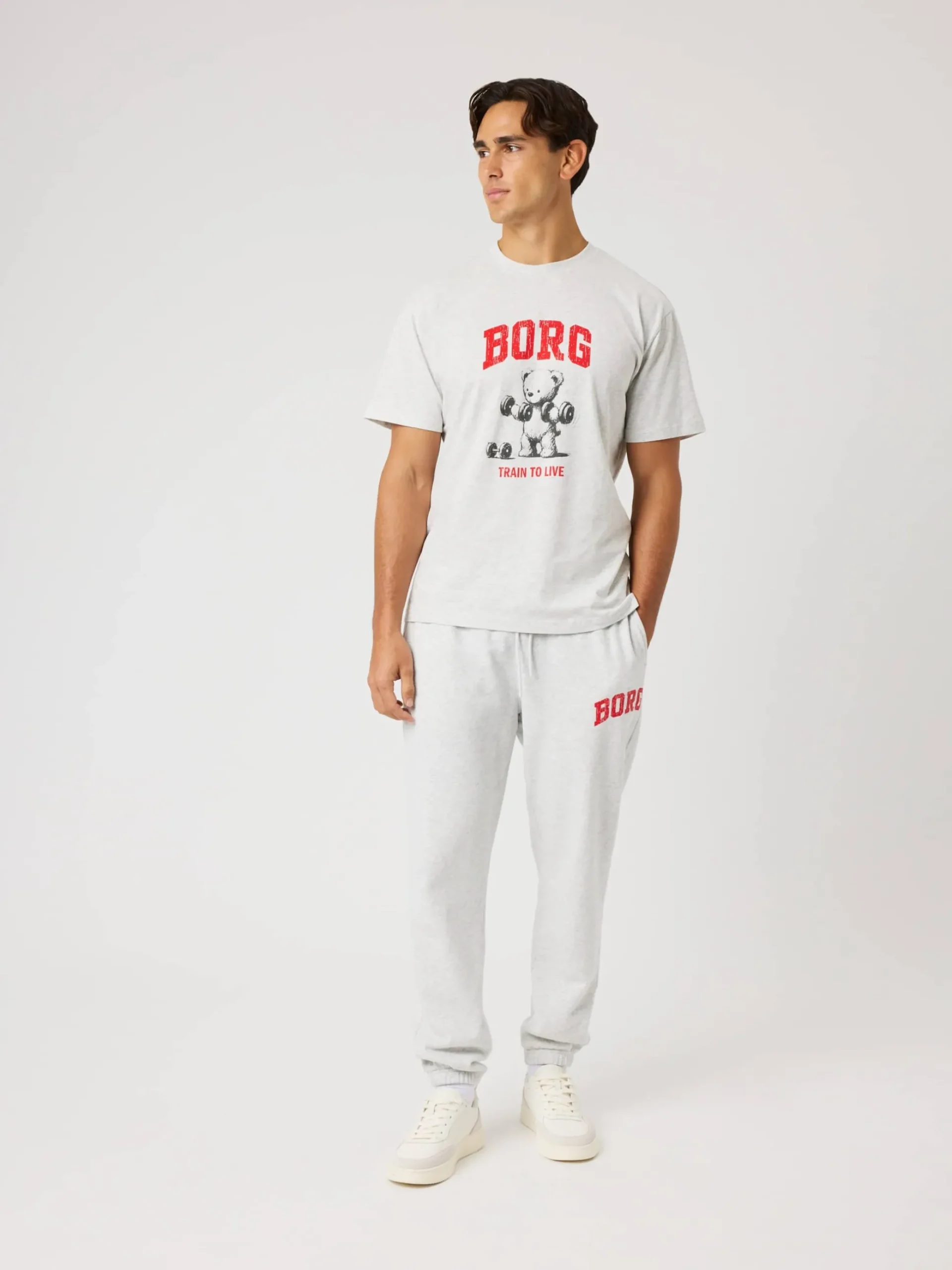 Borg Classic Print Sweatpants