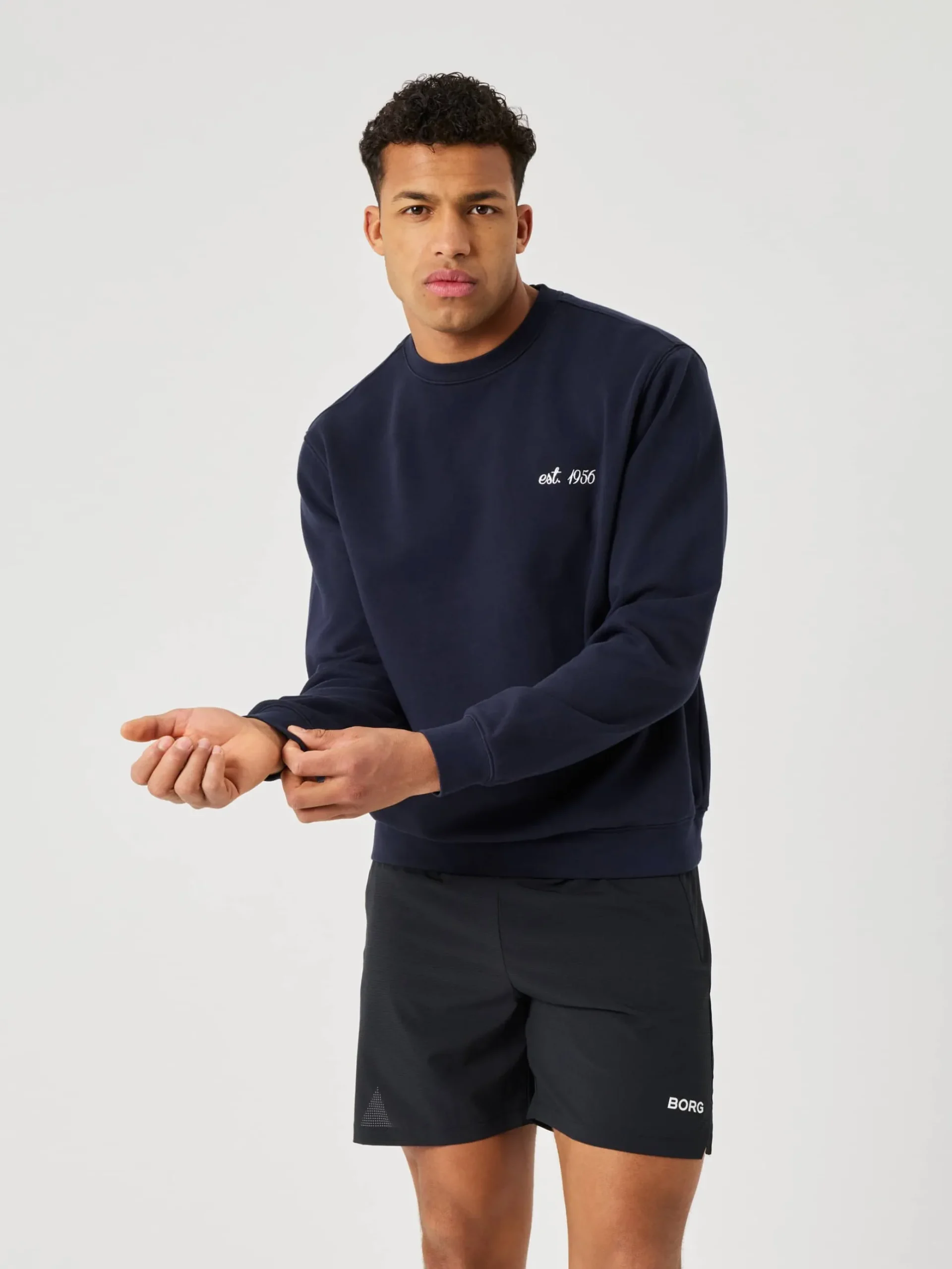 Borg Classic Print Sweatshirt