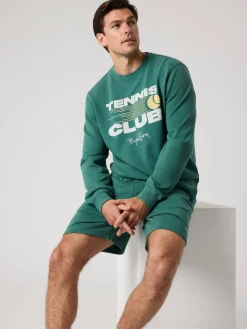Borg Classic Print Sweatshirt