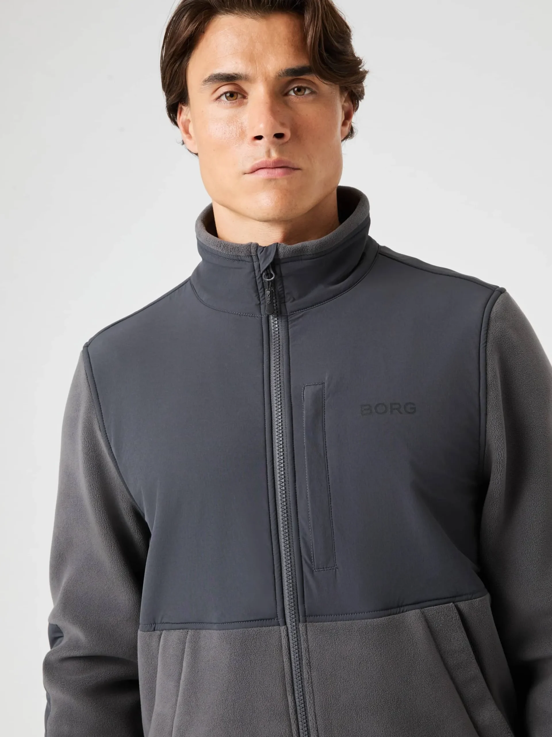 Borg Fleece Hybrid Jacket