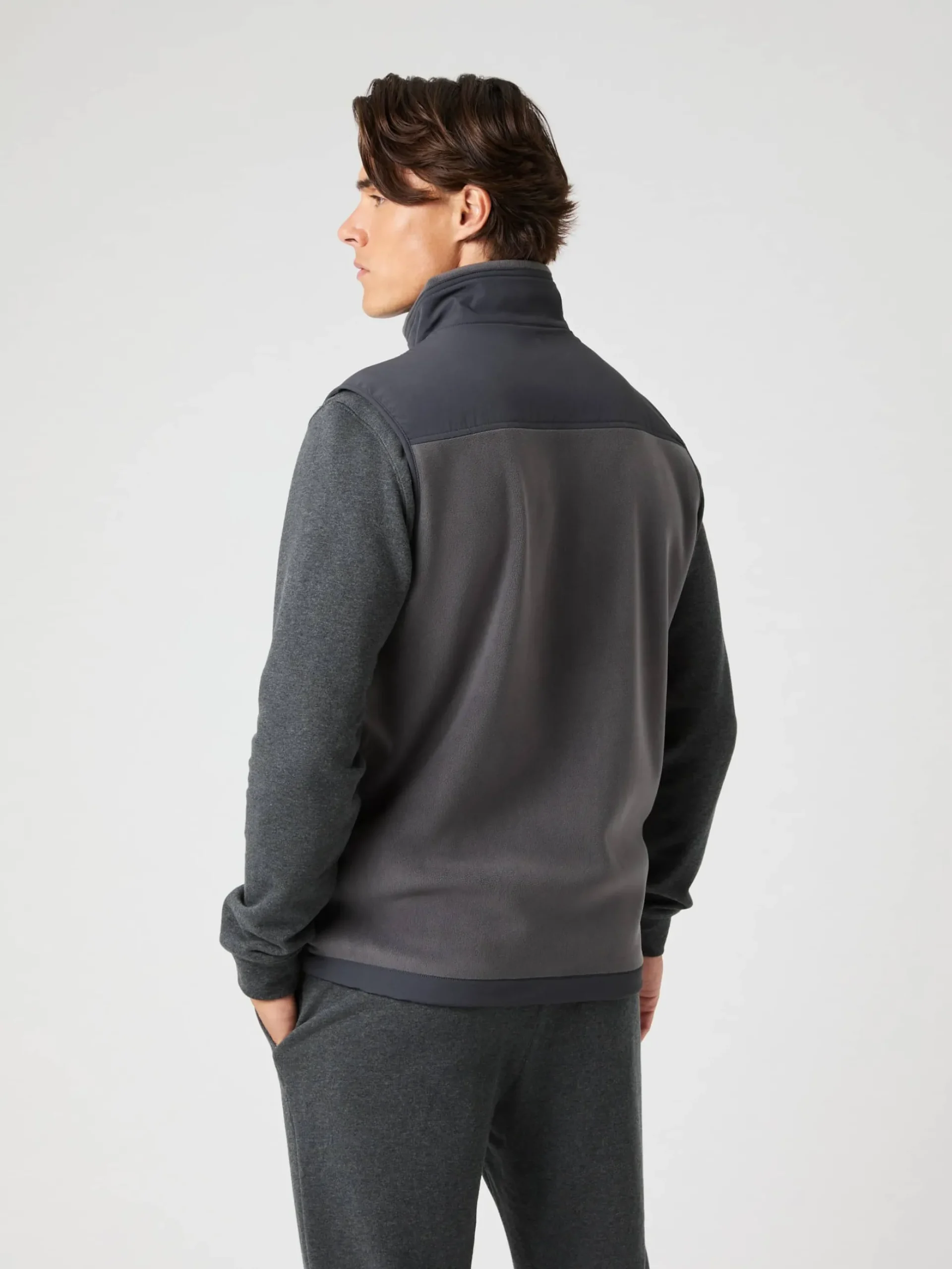 Borg Fleece Hybrid Vest