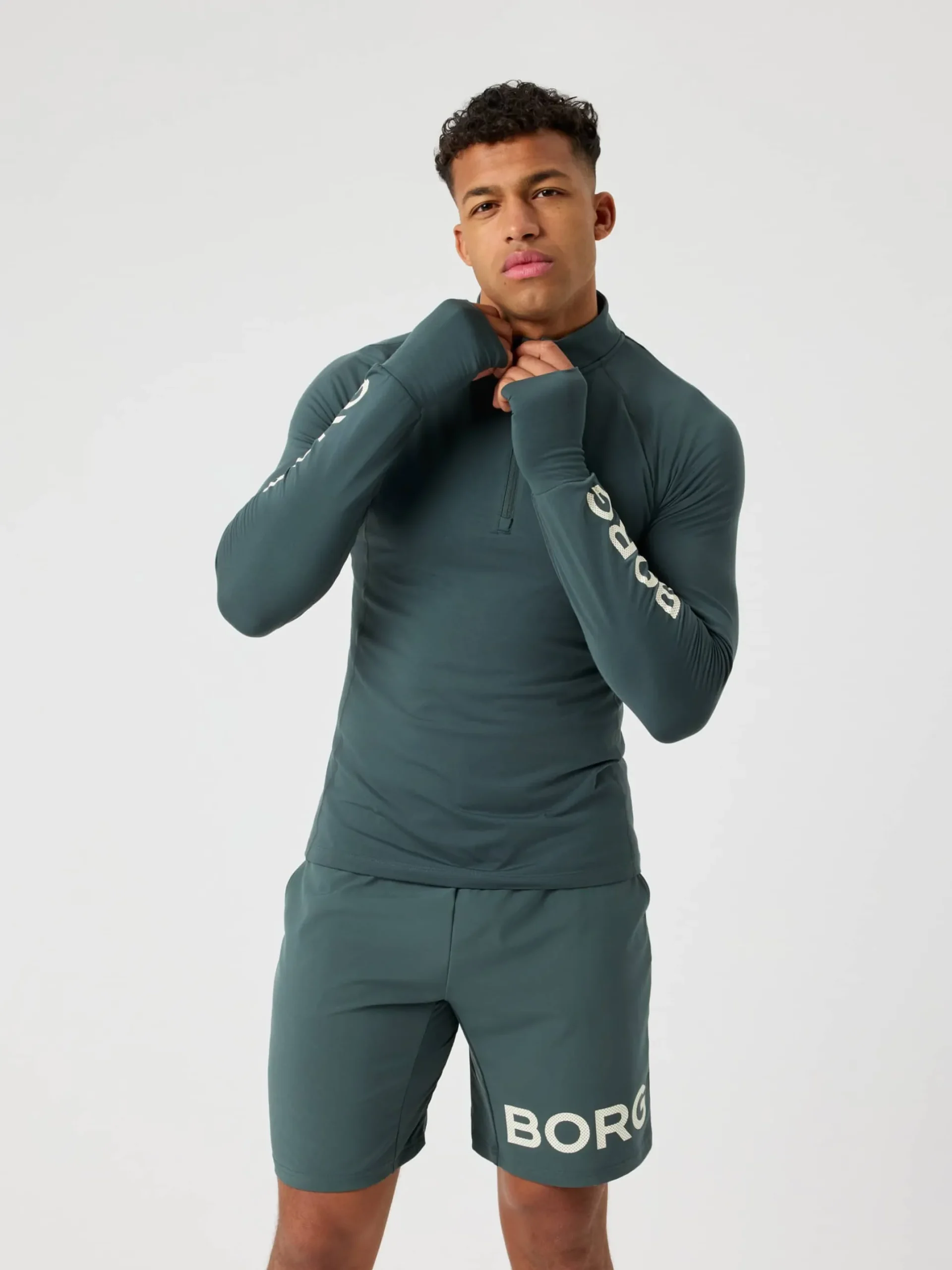 Borg Midlayer Half Zip