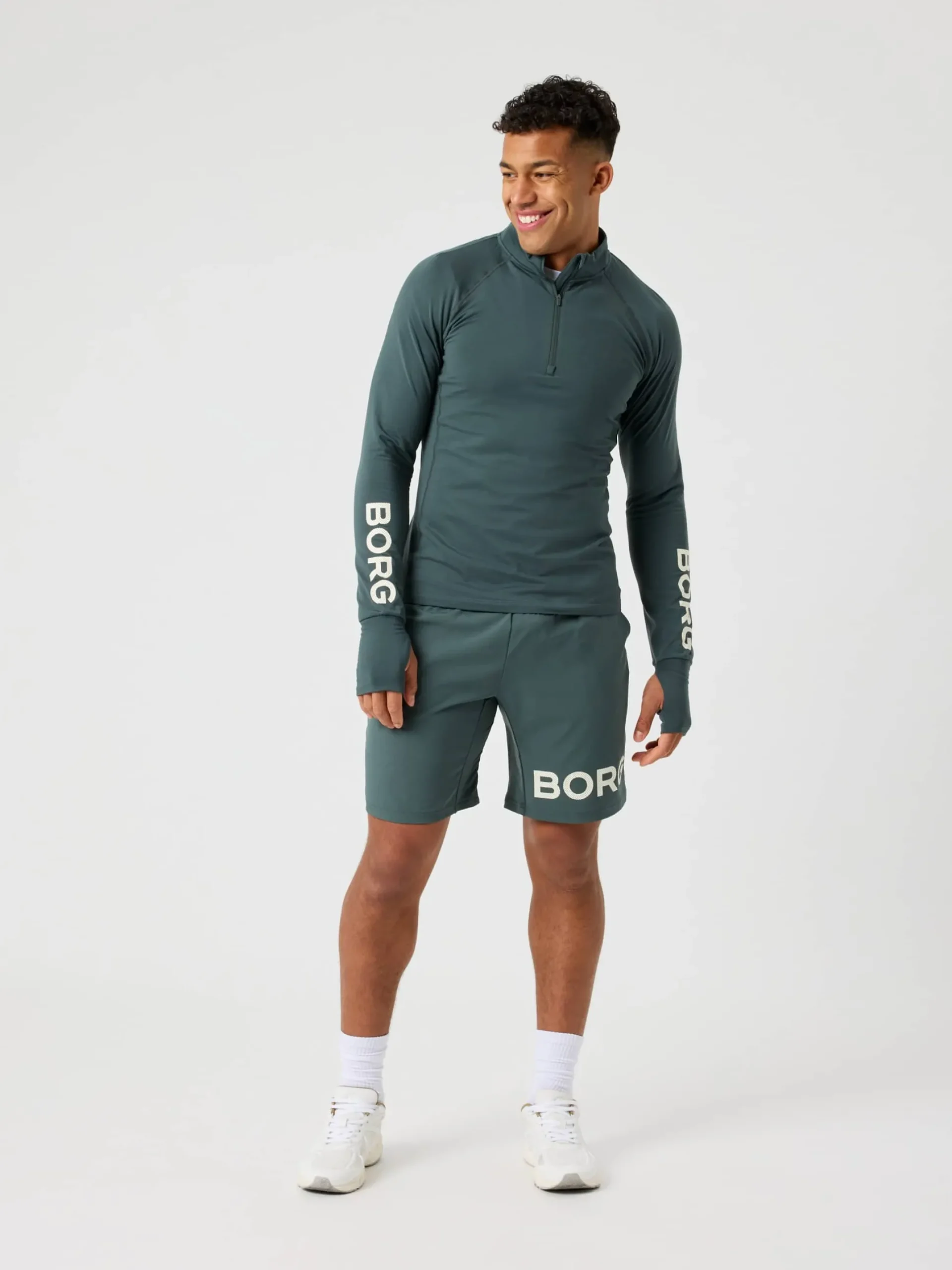 Borg Midlayer Half Zip