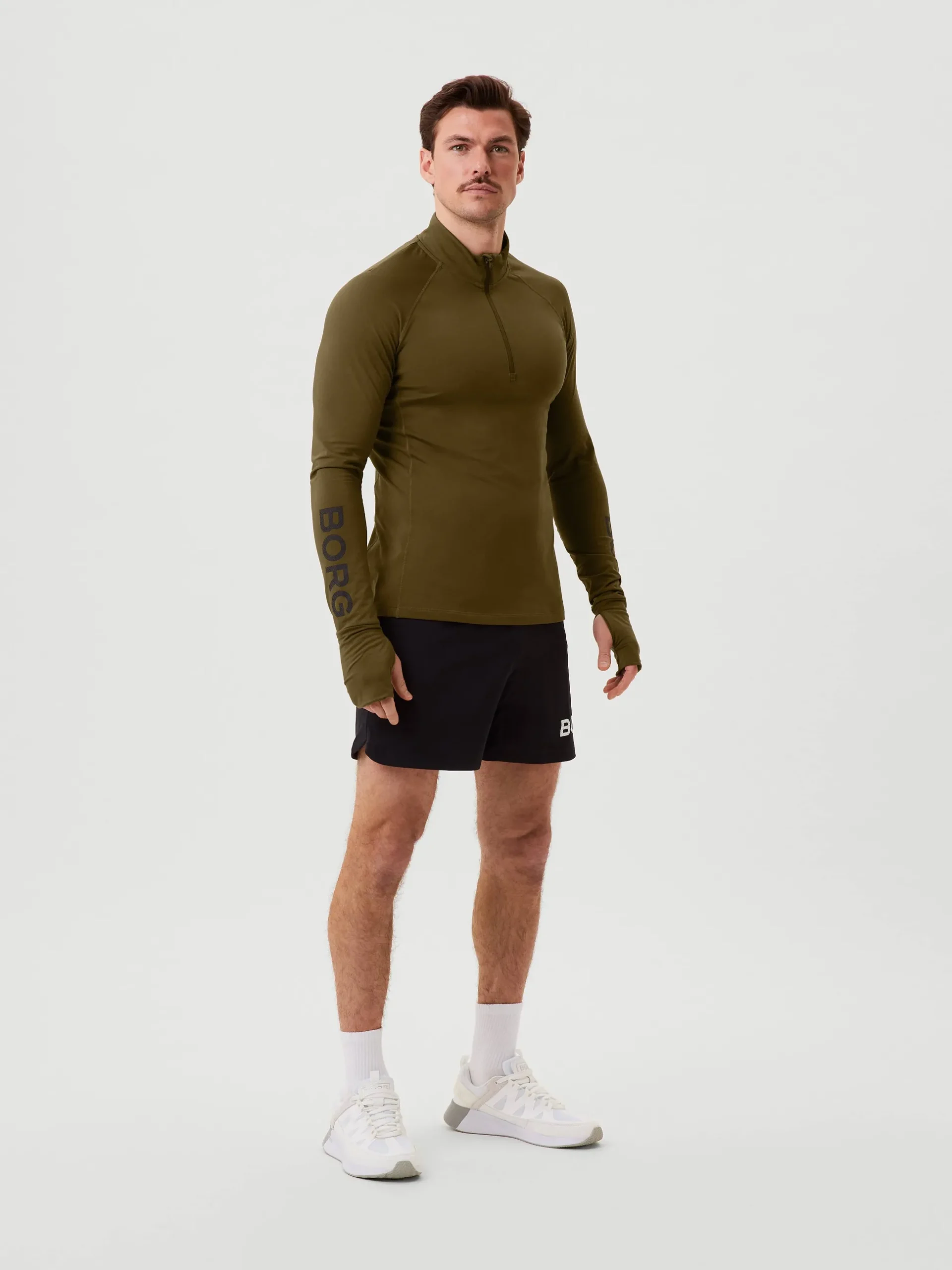 Borg Midlayer Half Zip