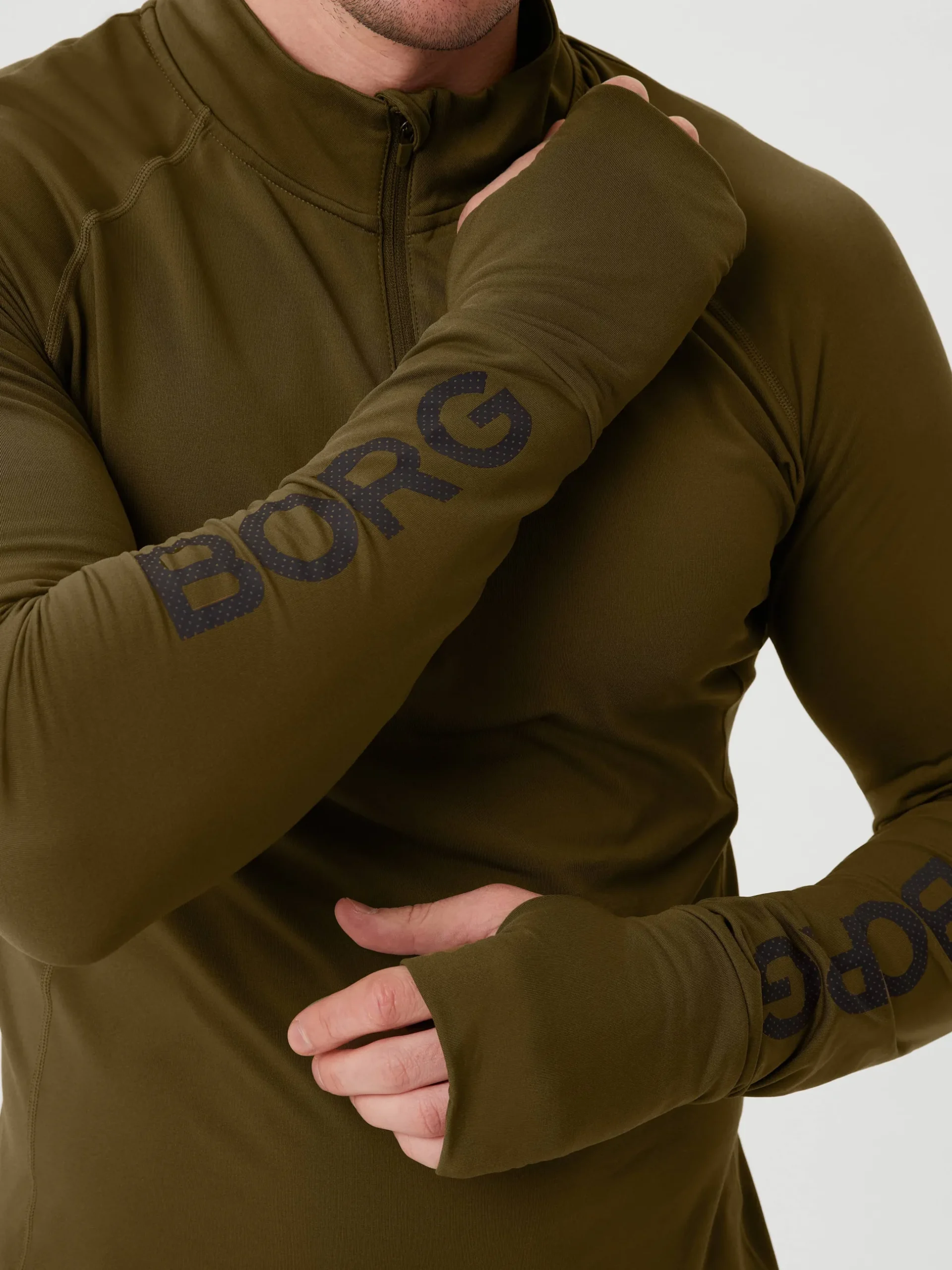 Borg Midlayer Half Zip