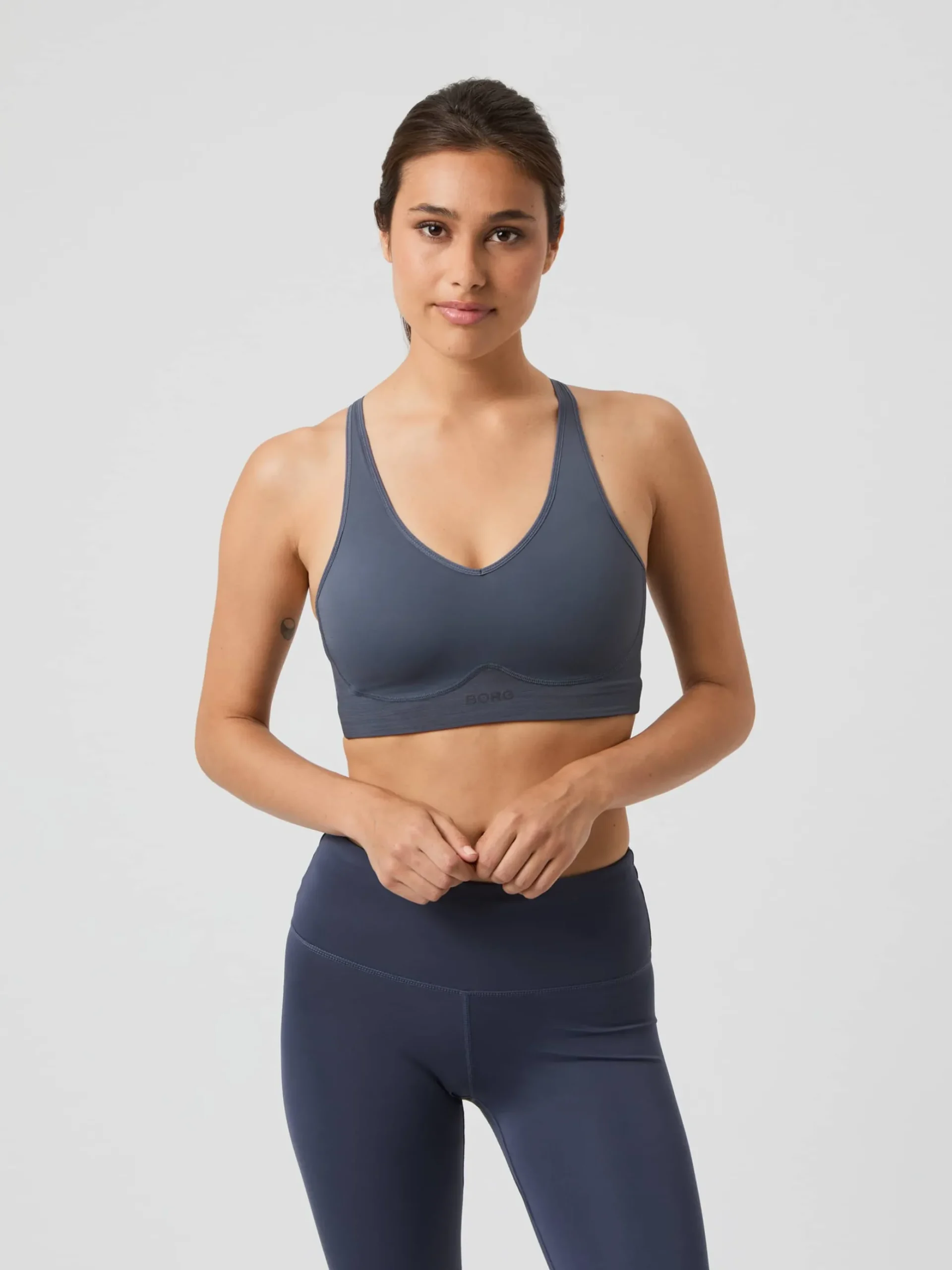 Borg Mid V Support Sports Bra