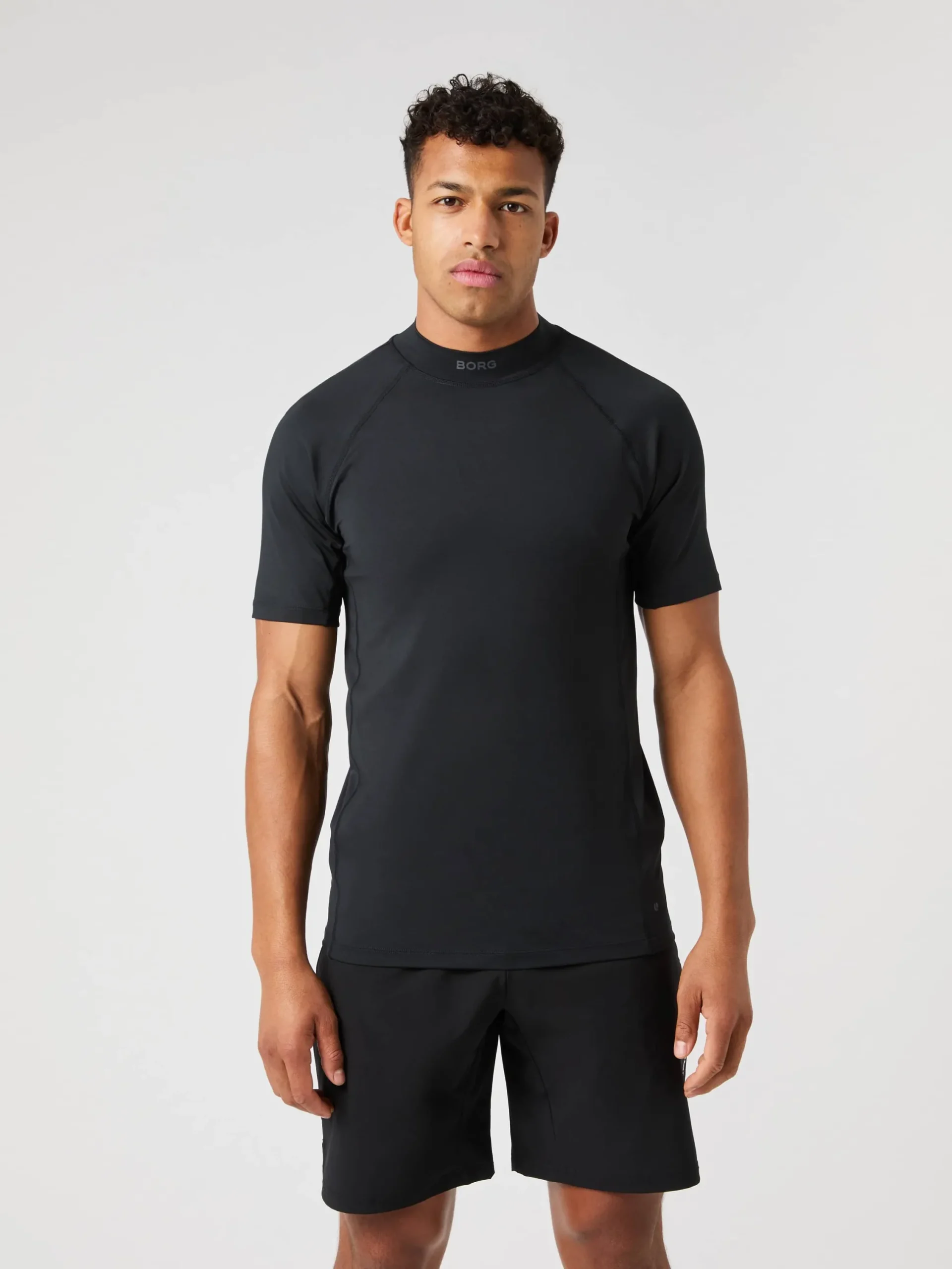 Borg Mock Neck T-Shirt
