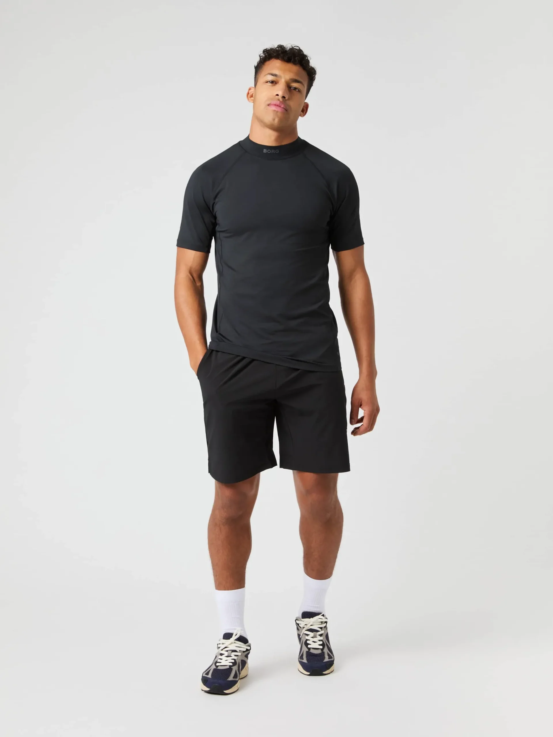Borg Mock Neck T-Shirt