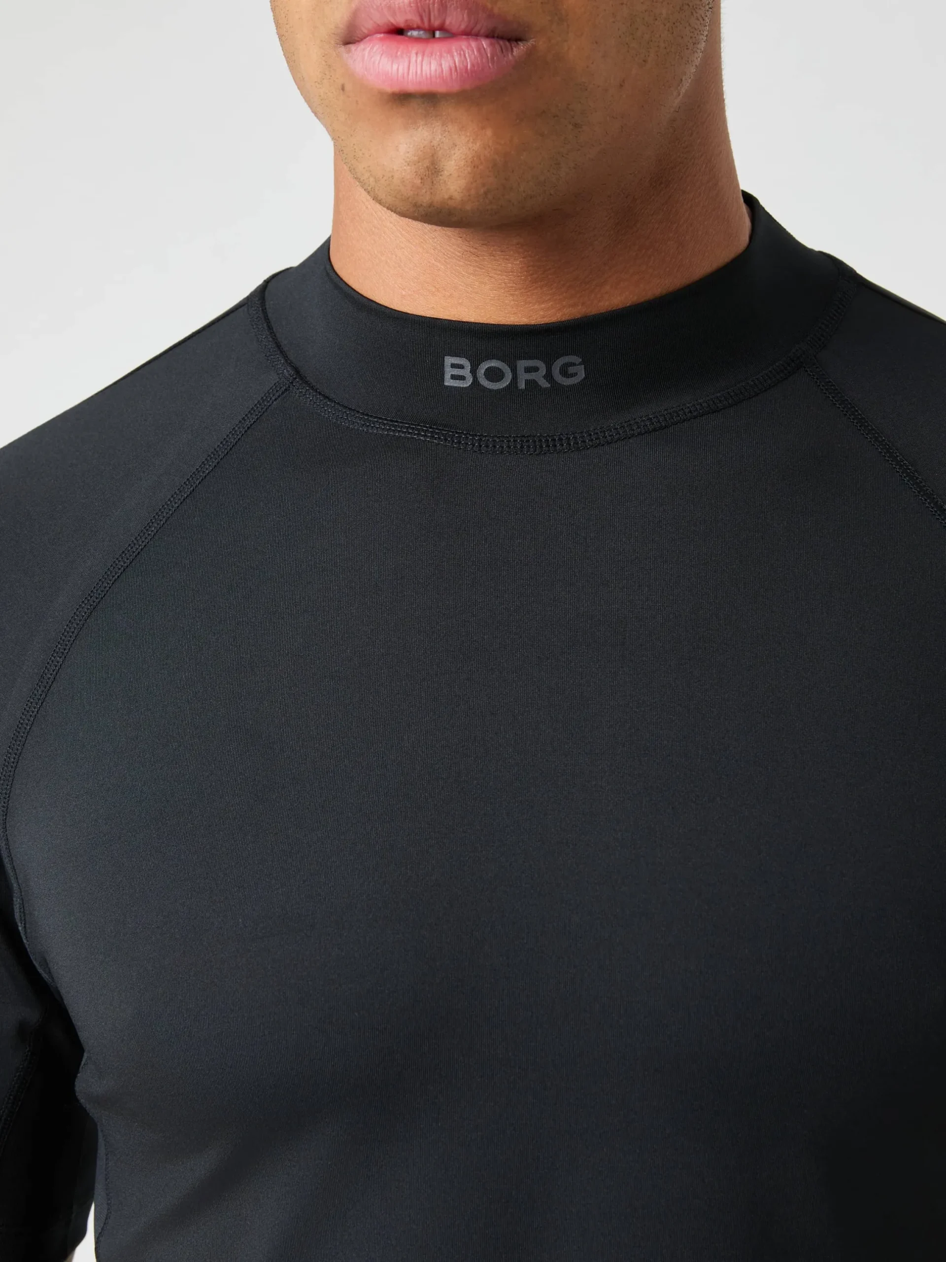 Borg Mock Neck T-Shirt