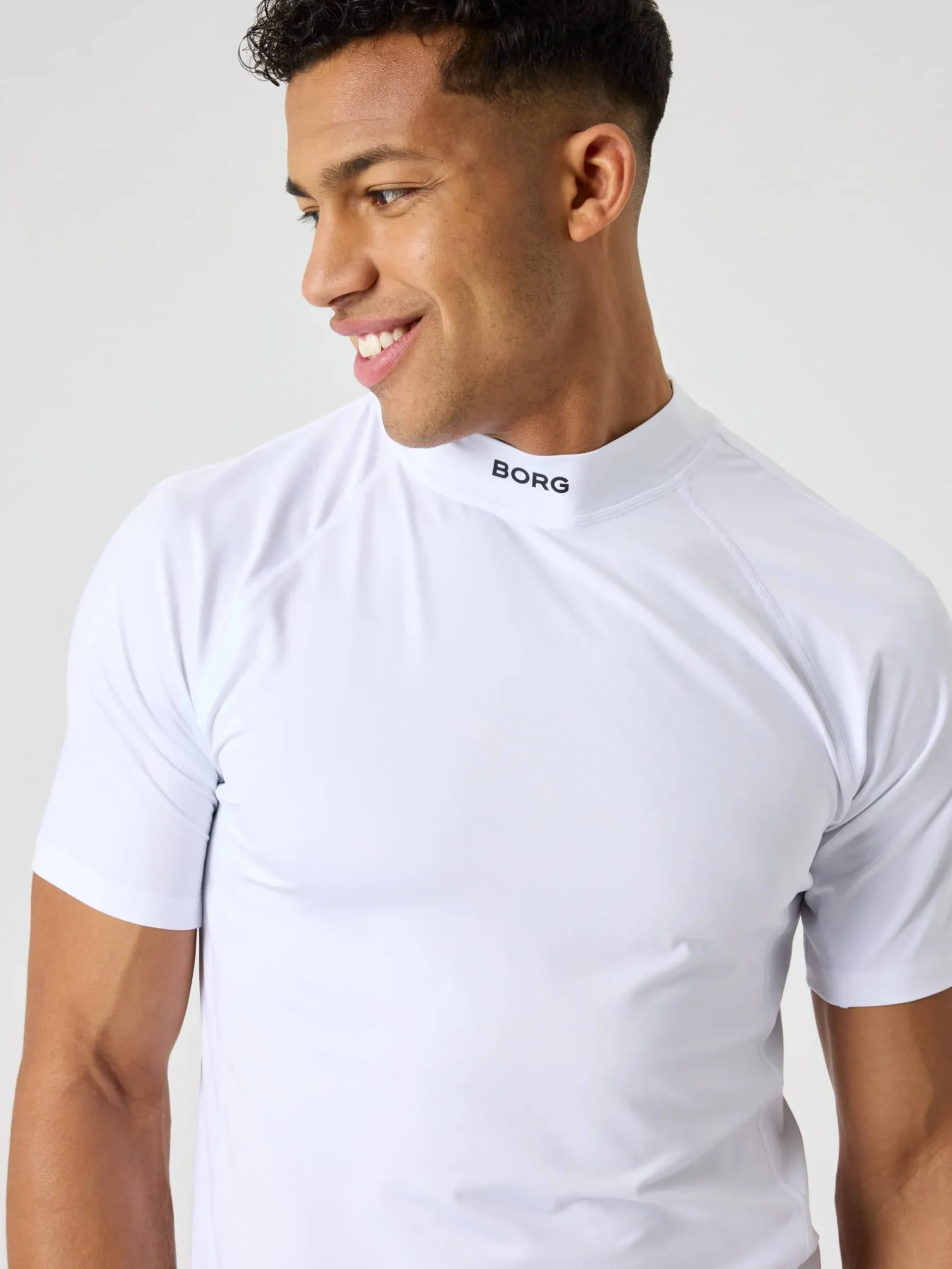 Borg Mock Neck T-Shirt