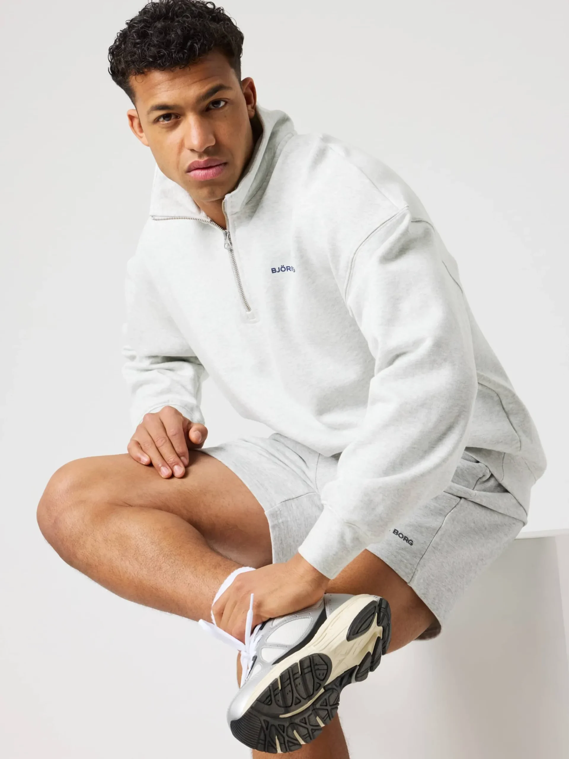 Borg Oversized Half-Zip