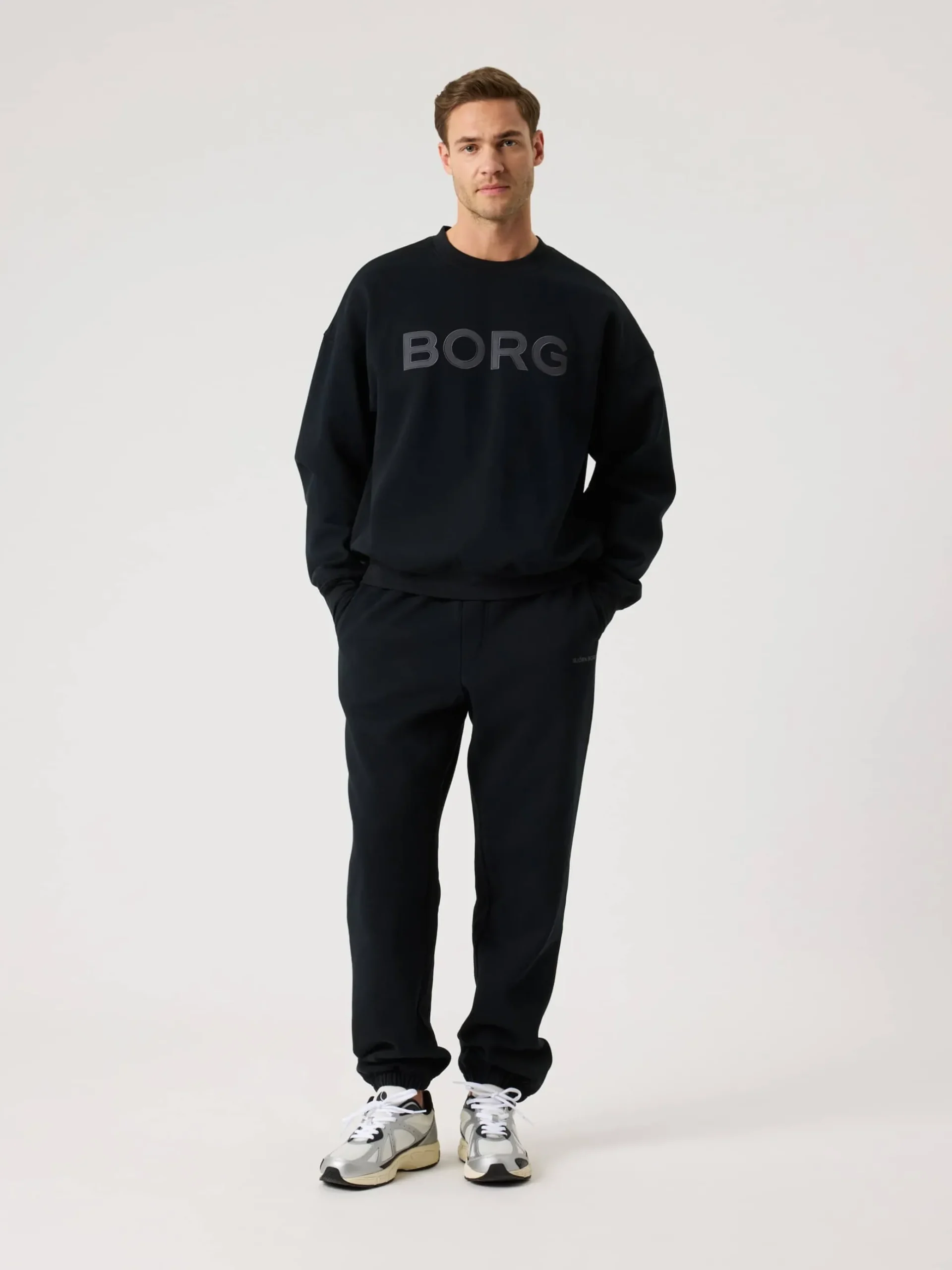 Borg Oversized Logo Sweatshirt