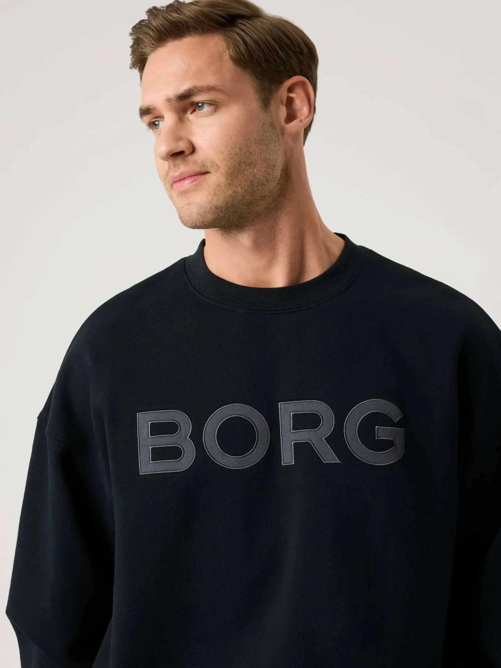 Borg Oversized Logo Sweatshirt