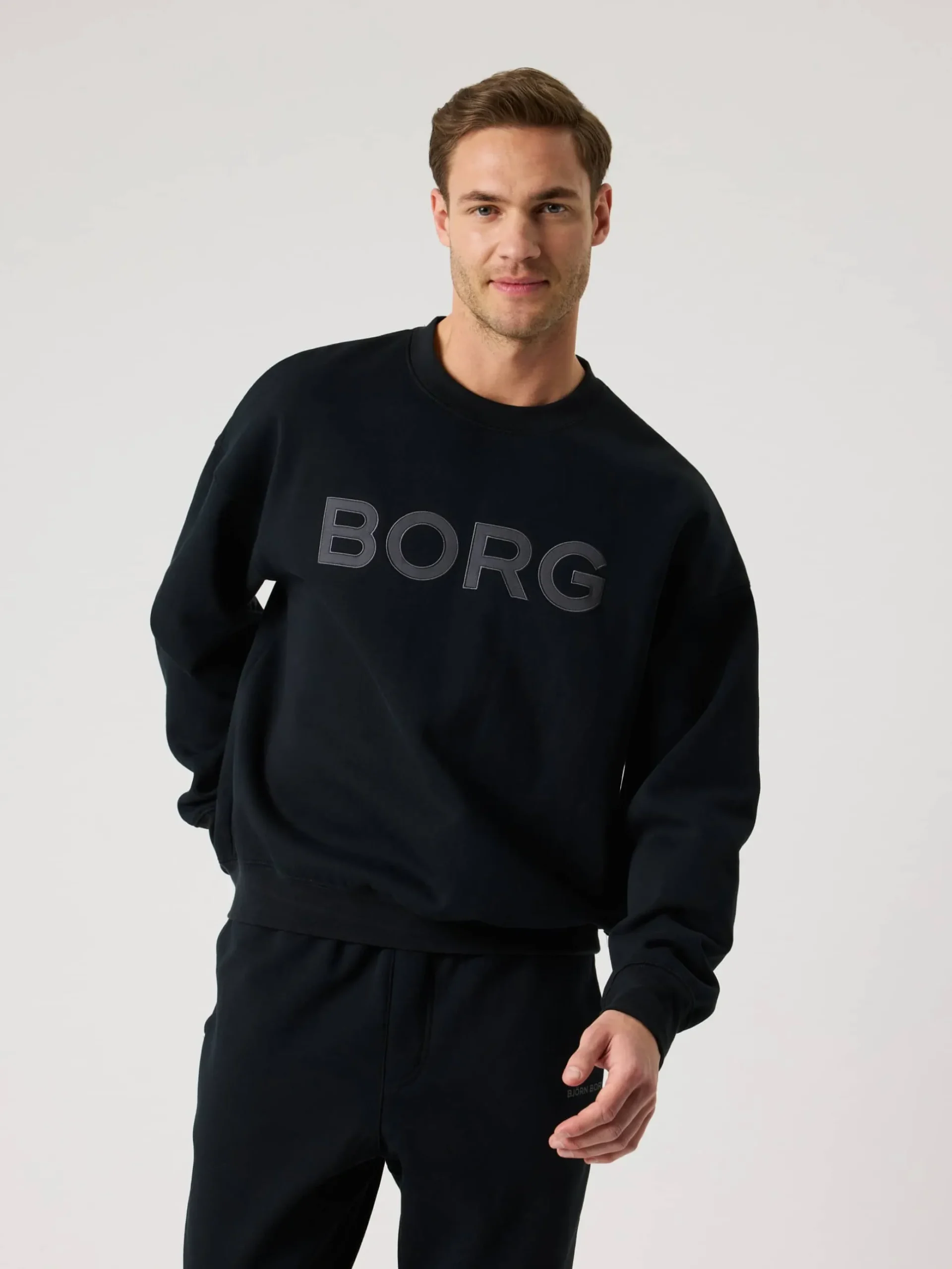 Borg Oversized Logo Sweatshirt