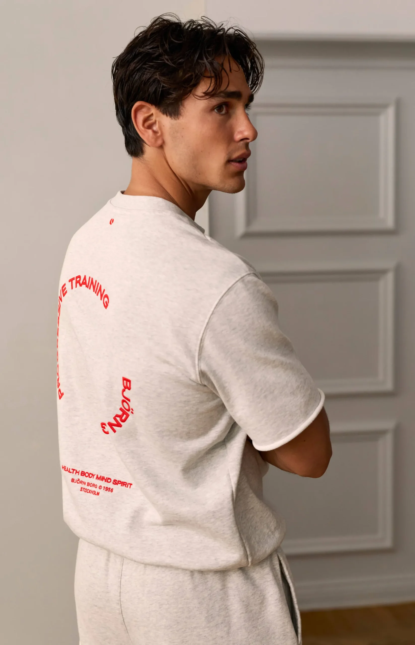 Borg Oversized Short Sleeve Sweatshirt