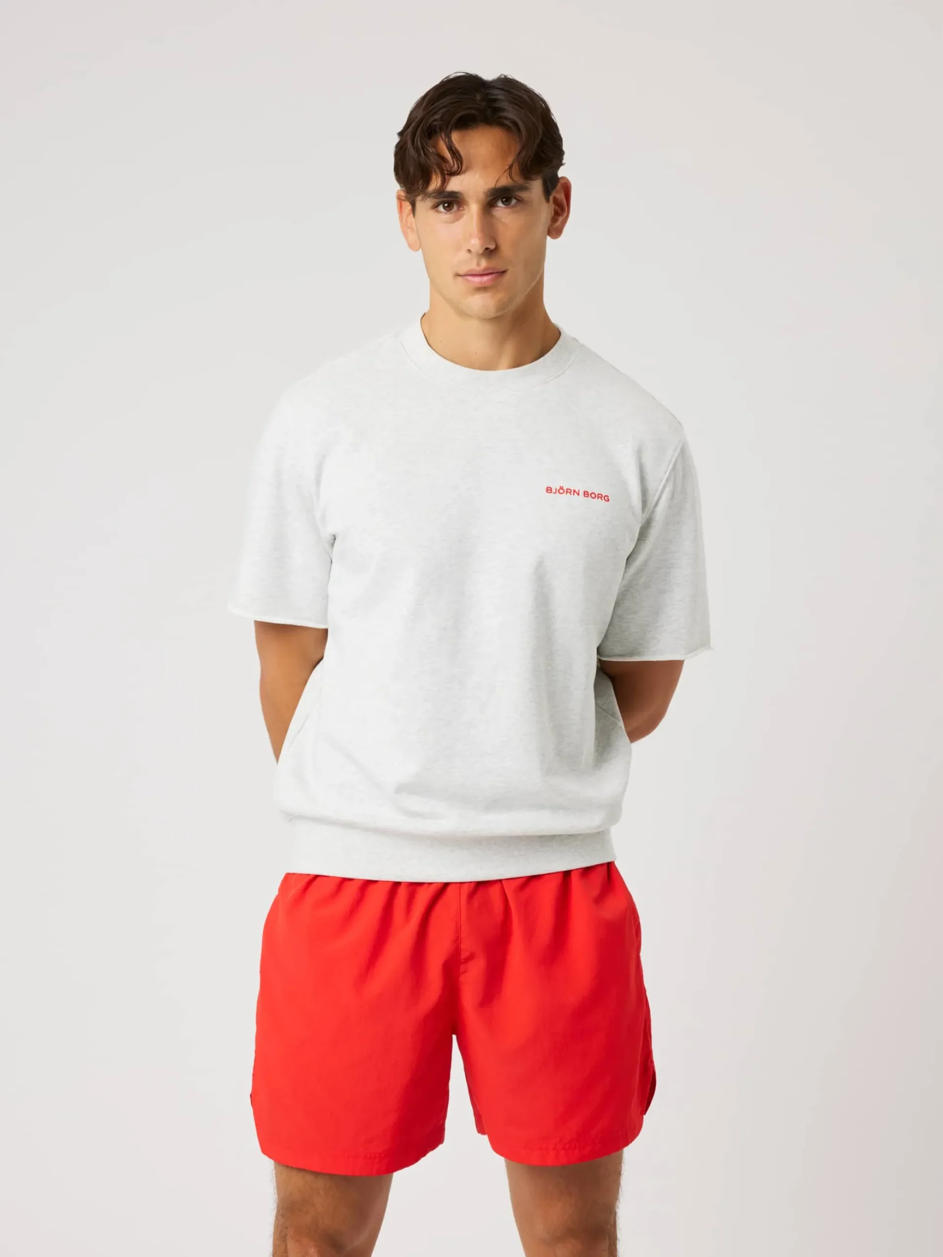 Borg Oversized Short Sleeve Sweatshirt