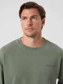 Borg Oversized Washed Sweatshirt