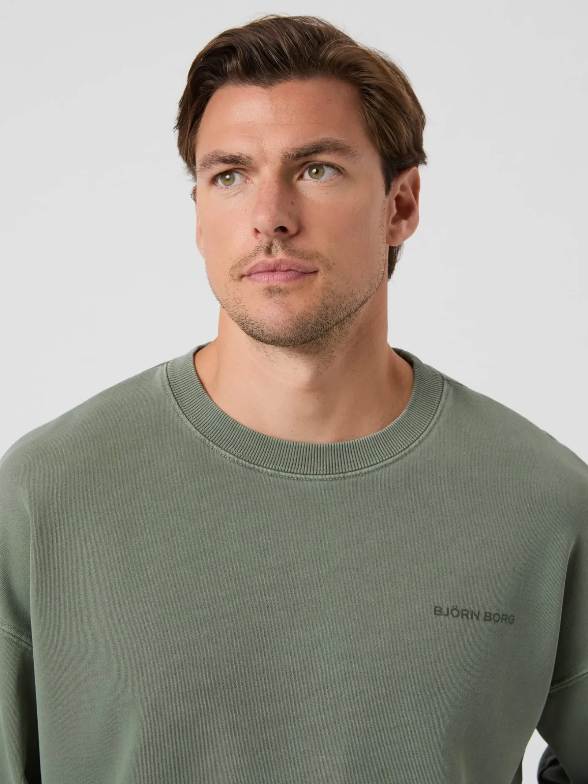 Borg Oversized Washed Sweatshirt