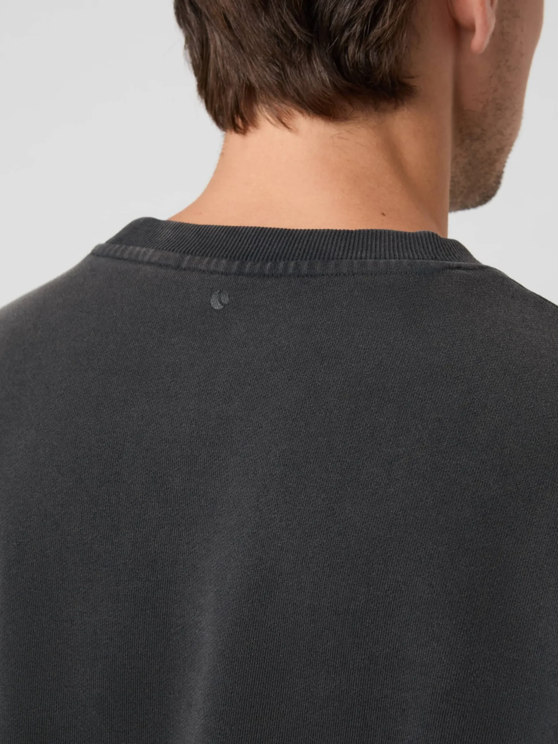 Borg Oversized Washed Sweatshirt