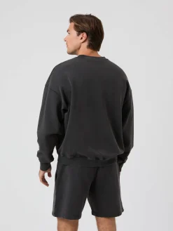 Borg Oversized Washed Sweatshirt