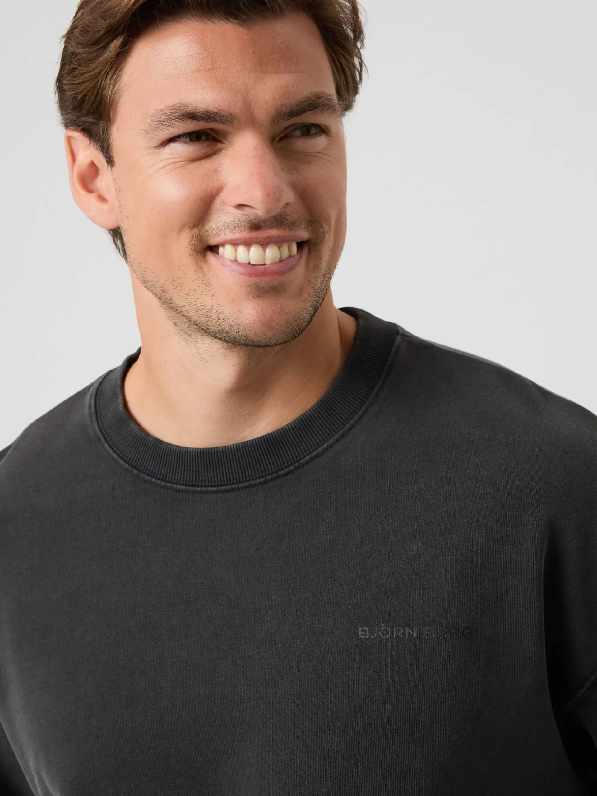 Borg Oversized Washed Sweatshirt