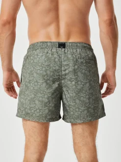 Borg Print Swim Shorts