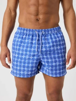 Borg Print Swim Shorts