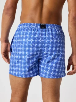 Borg Print Swim Shorts