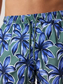 Borg Print Swim Shorts