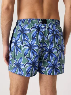 Borg Print Swim Shorts