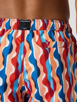 Borg Print Swim Shorts