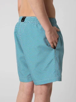 Borg Print Swim Shorts