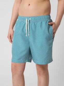 Borg Print Swim Shorts