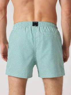 Borg Print Swim Shorts