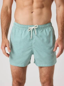 Borg Print Swim Shorts