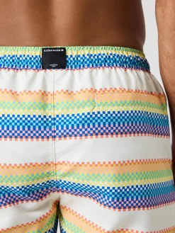 Borg Print Swim Shorts